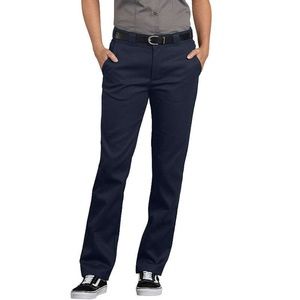 Dickies Women's Flex Slim Fit Work Pants, Dark Navy, Size 16